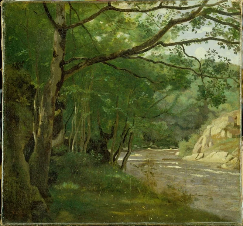 Jean - Baptiste, Camille Corot, Burrone nel Morvan, vicino a Lormes, High Museum of Art, Atlanta